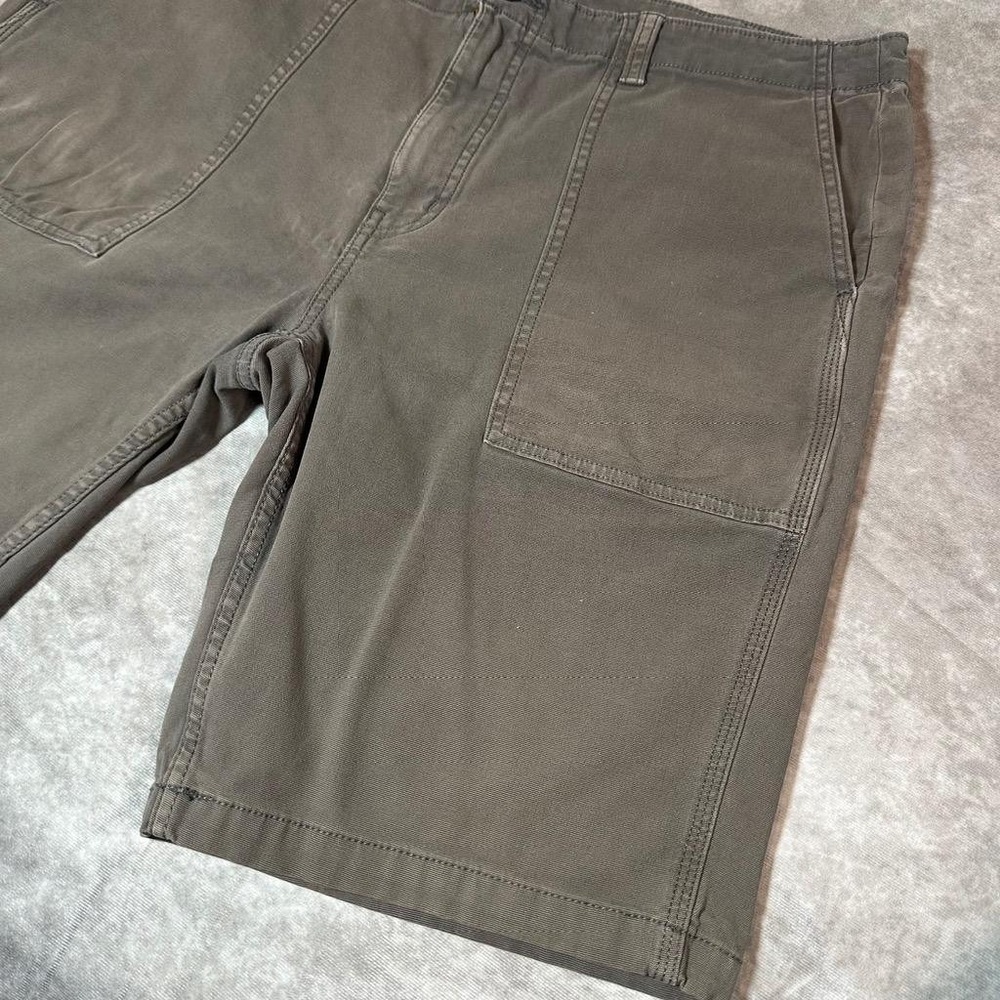 Goodthreads Mens 38 Utility Carpenter Shorts Gray Cotton Blend Casual Comfort - Picture 2 of 9